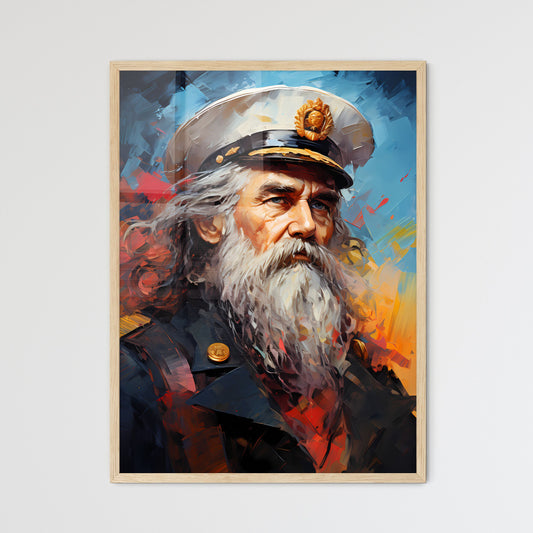 Captain Ahab - A Painting Of A Man In A Military Uniform Default Title