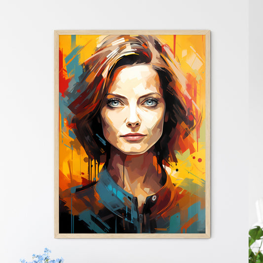 Clarice Starling Jodie Foster - A Painting Of A Woman Default Title
