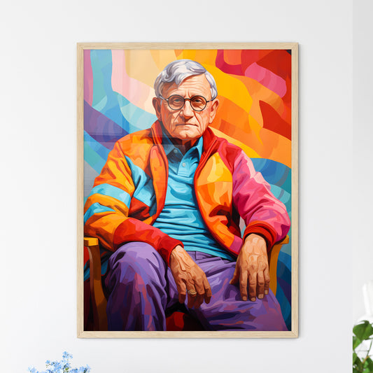 David Hockney - An Old Man Sitting In A Chair Default Title