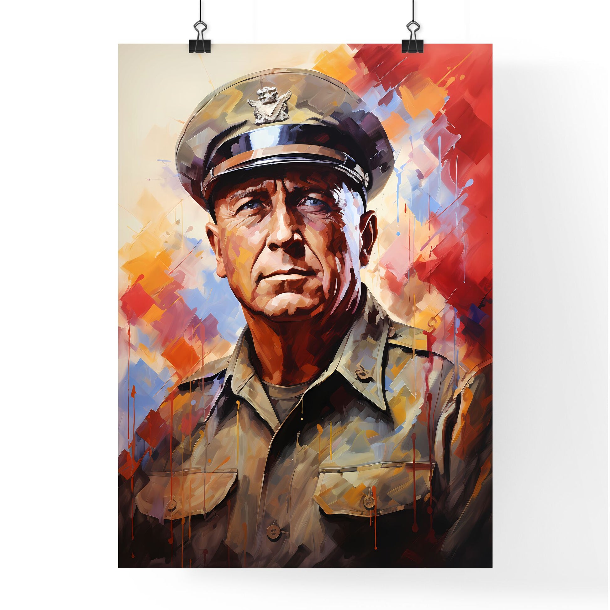 General George Patton - A Man In A Uniform Default Title