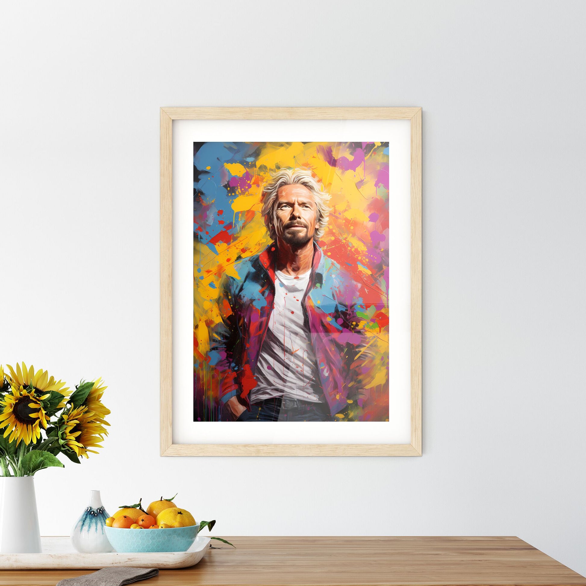 Richard Branson - A Man With A Beard And Mustache Default Title