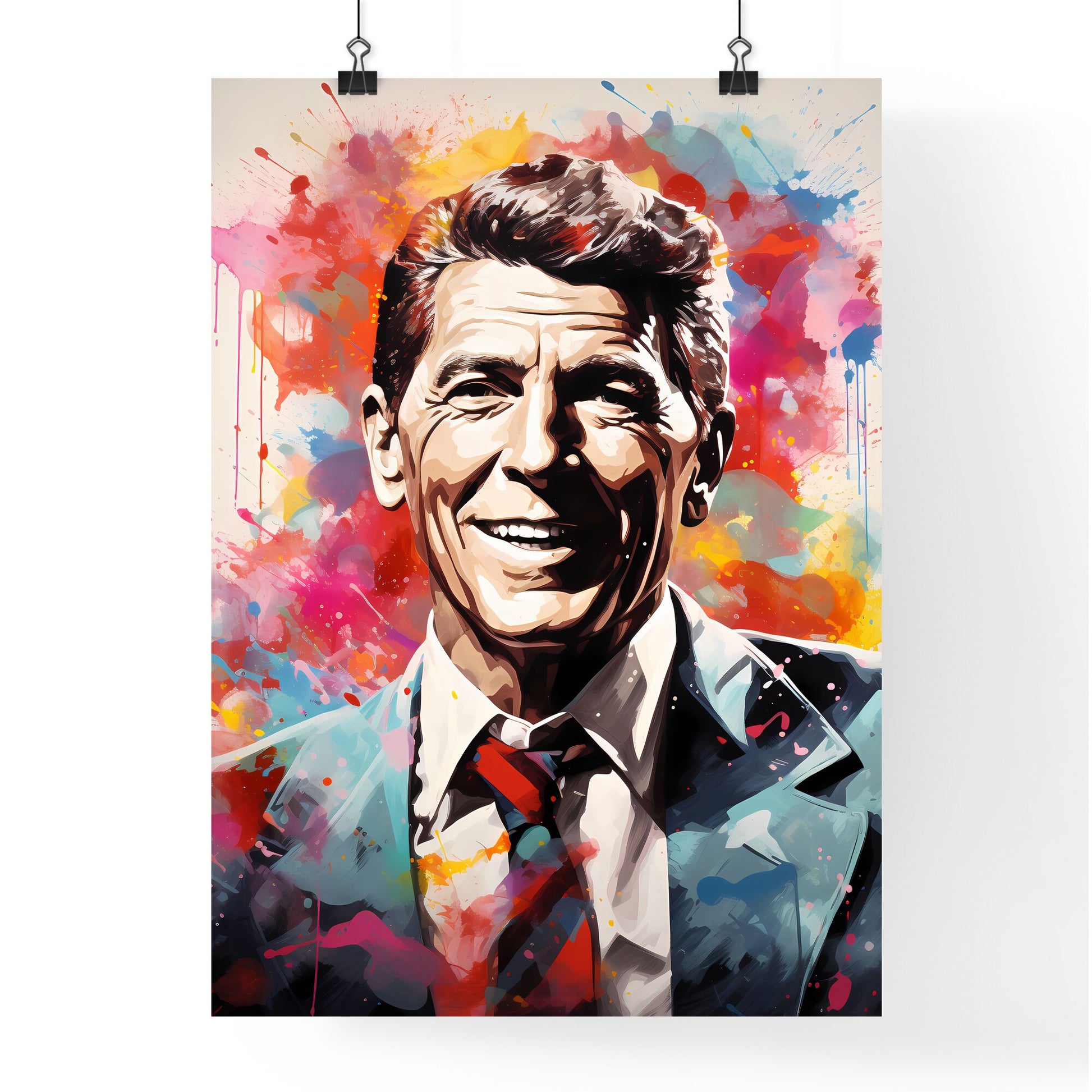 Ronald Reagan - A Man In A Suit And Tie Default Title