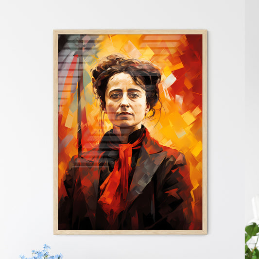 Rosa Luxemburg - A Woman With A Red Scarf Default Title