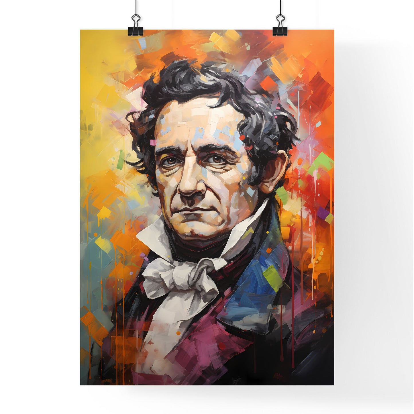 Washington Irving - A Painting Of A Man Default Title
