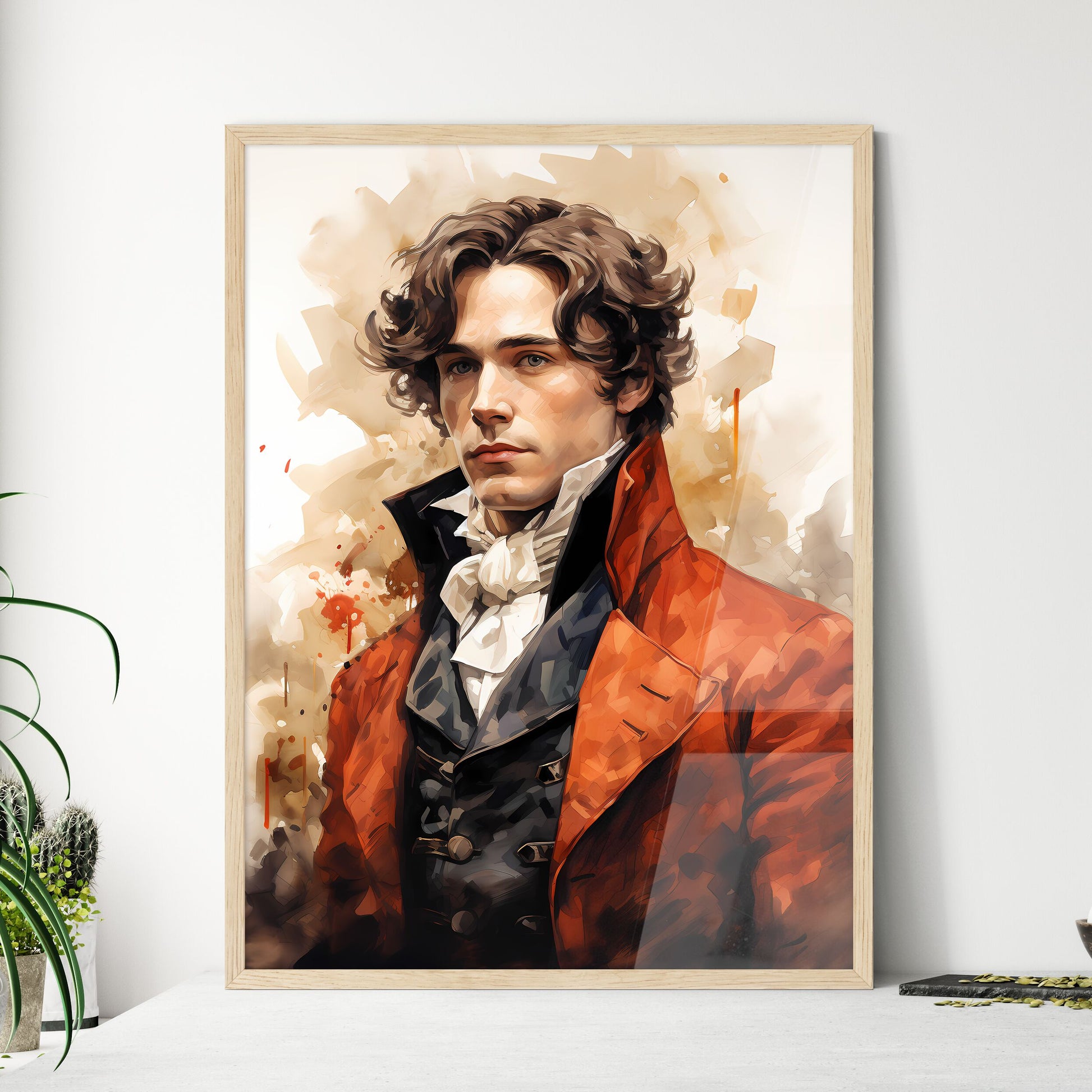 Jakob Ludwig Felix Mendelssohn Bartholdy - A Man In A Red Coat Default Title