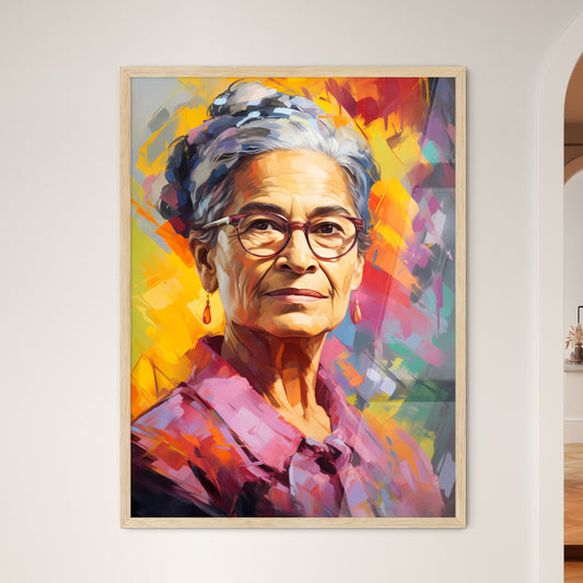 Rosa Parks American Civil Rights Activist - A Woman With Glasses And A Pink Shirt Default Title