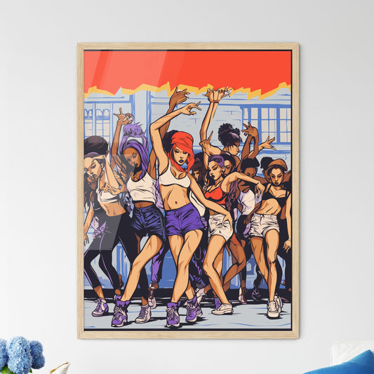 Hip Hop Dance Academy Poster - A Group Of Women Dancing Default Title