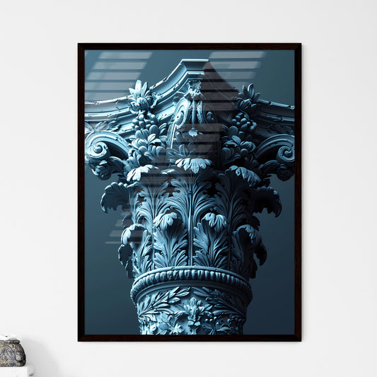 A Poster of art deco minimalism - A Close Up Of A Pillar Default Title
