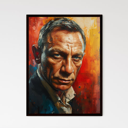 A Poster of James Bond Portrait - A Man Looking At The Camera Default Title