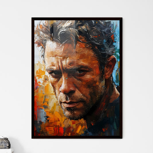 A Poster of James Bond Portrait - A Painting Of A Man Default Title