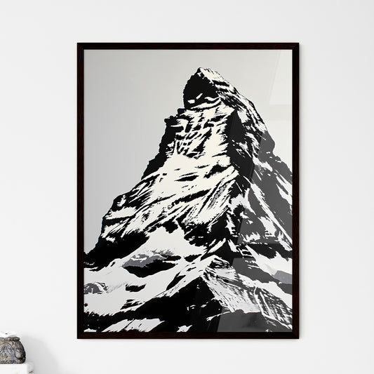 A Poster of Matterhorn - A Mountain With Snow On It Default Title