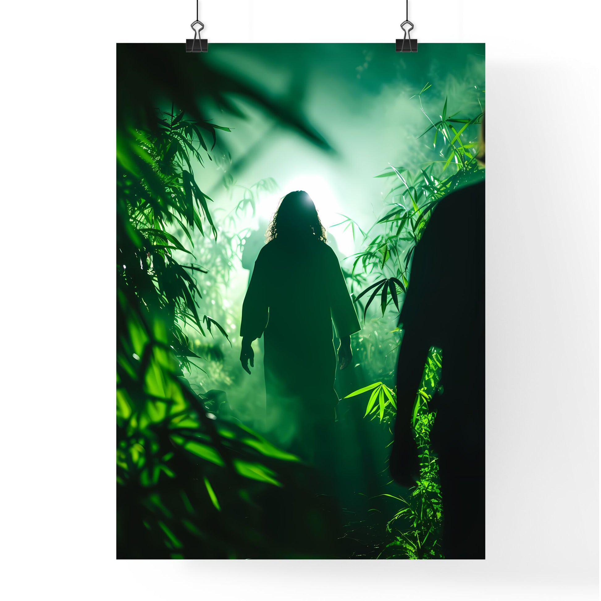 Heroes of the Christian faith, martyrs who gave their lives - Art print of a person standing in a forest Default Title