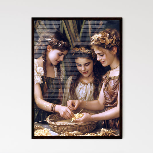 Lebanon country life in 2000 BC - Art print of a group of girls in clothing Default Title
