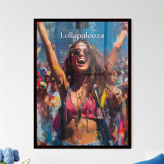 Lollapalooza - Art print of a painting of a man with a crown of thorns Default Title