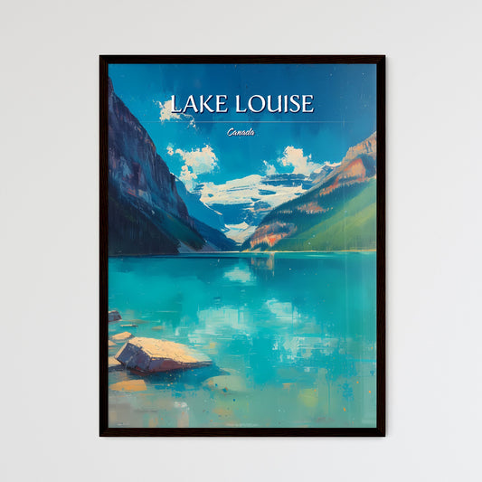 Lake Louise, Canada - Art print of a pool in a city Default Title