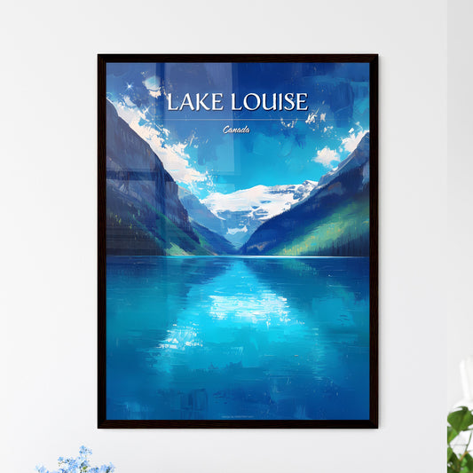 Lake Louise, Canada - Art print of Lake Louise with mountains and trees Default Title