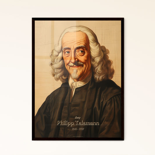 Georg, Philipp Telemann, 1681 - 1767, A Poster of a portrait of a man Default Title