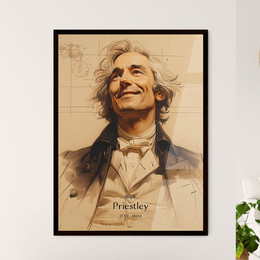 Joseph, Priestley, 1733 - 1804, A Poster of a man looking up to the sky Default Title