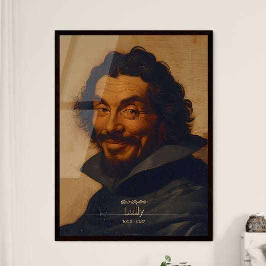 Jean-Baptiste, Lully, 1632 - 1687, A Poster of a man with a beard and mustache Default Title