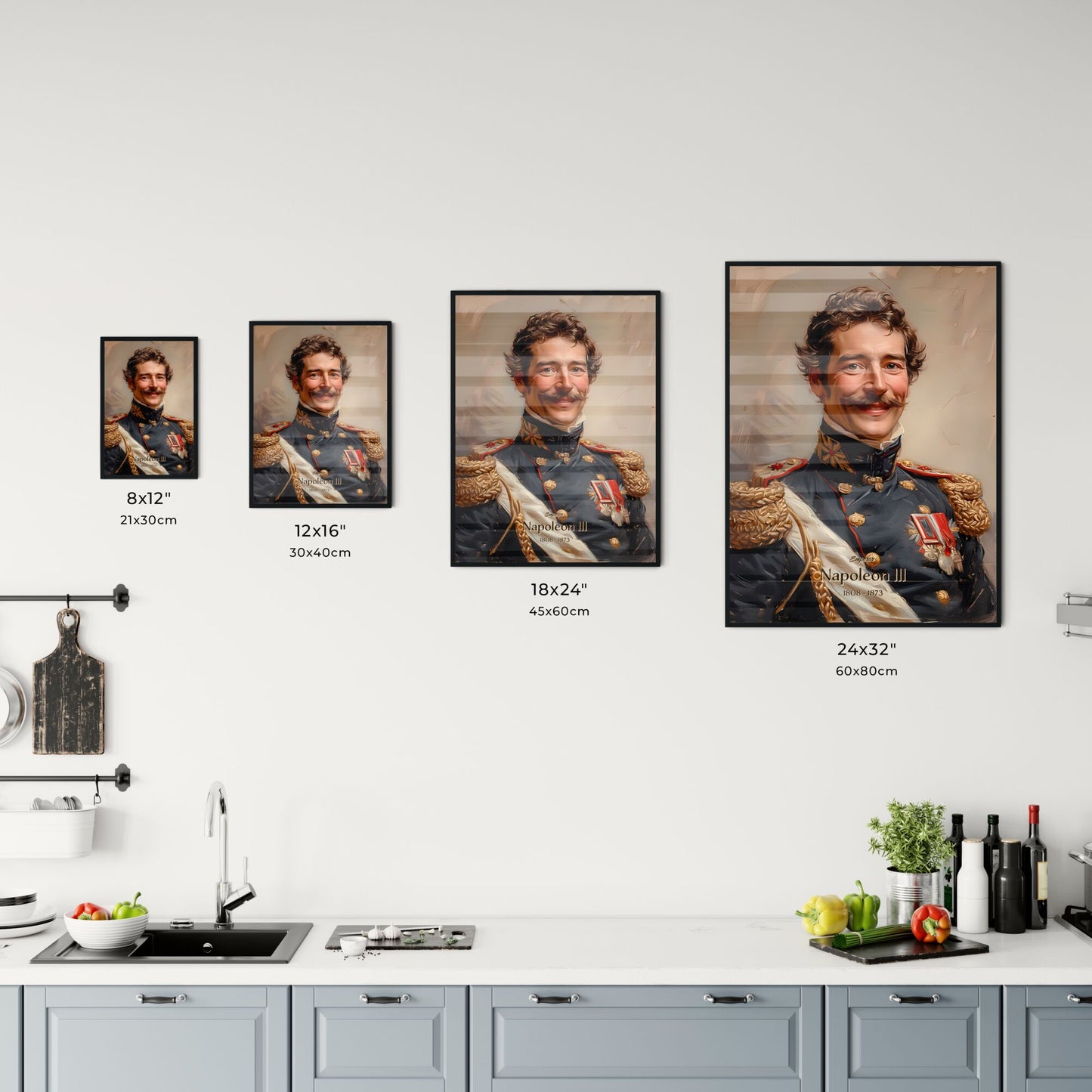 Emperor, Napoleon III, 1808 - 1873, A Poster of a man in a military uniform Default Title