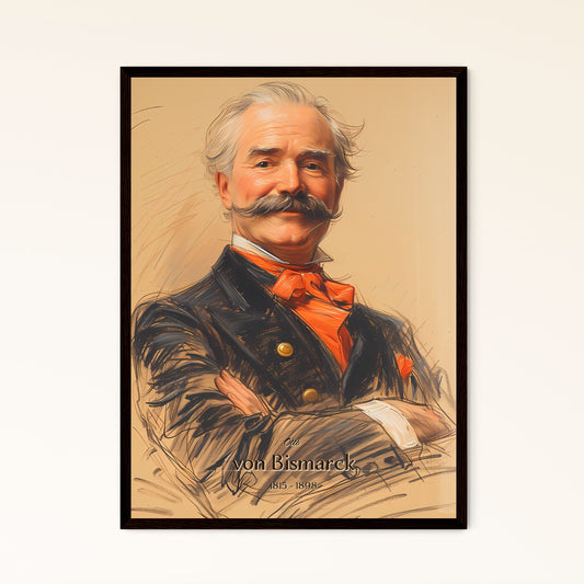 Otto, von Bismarck, 1815 - 1898, A Poster of a man with a mustache and a suit Default Title