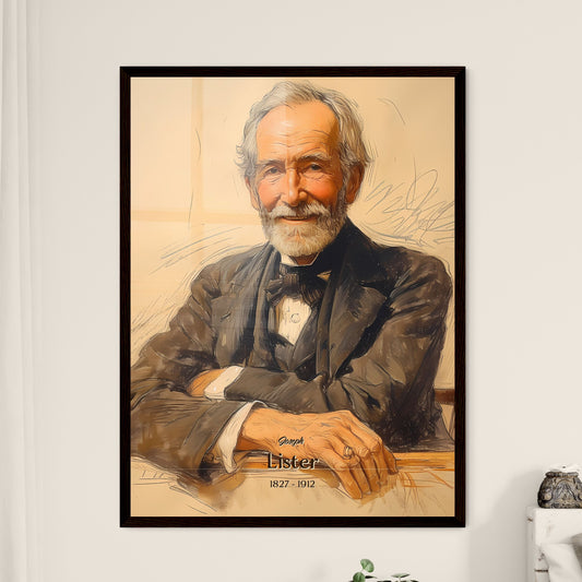 Joseph, Lister, 1827 - 1912, A Poster of a man in a suit Default Title