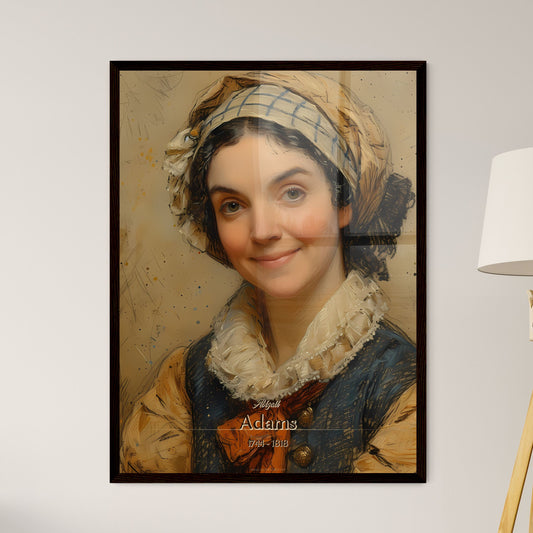 Abigail, Adams, 1744 - 1818, A Poster of a woman wearing a head scarf and a vest Default Title
