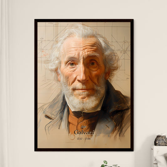Luigi, Galvani, 1737 - 1798, A Poster of a painting of an old man Default Title