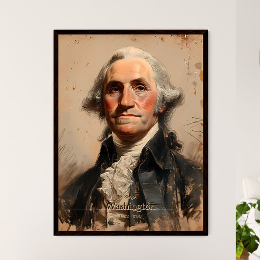 George, Washington, 1732 - 1799, A Poster of a painting of a man Default Title