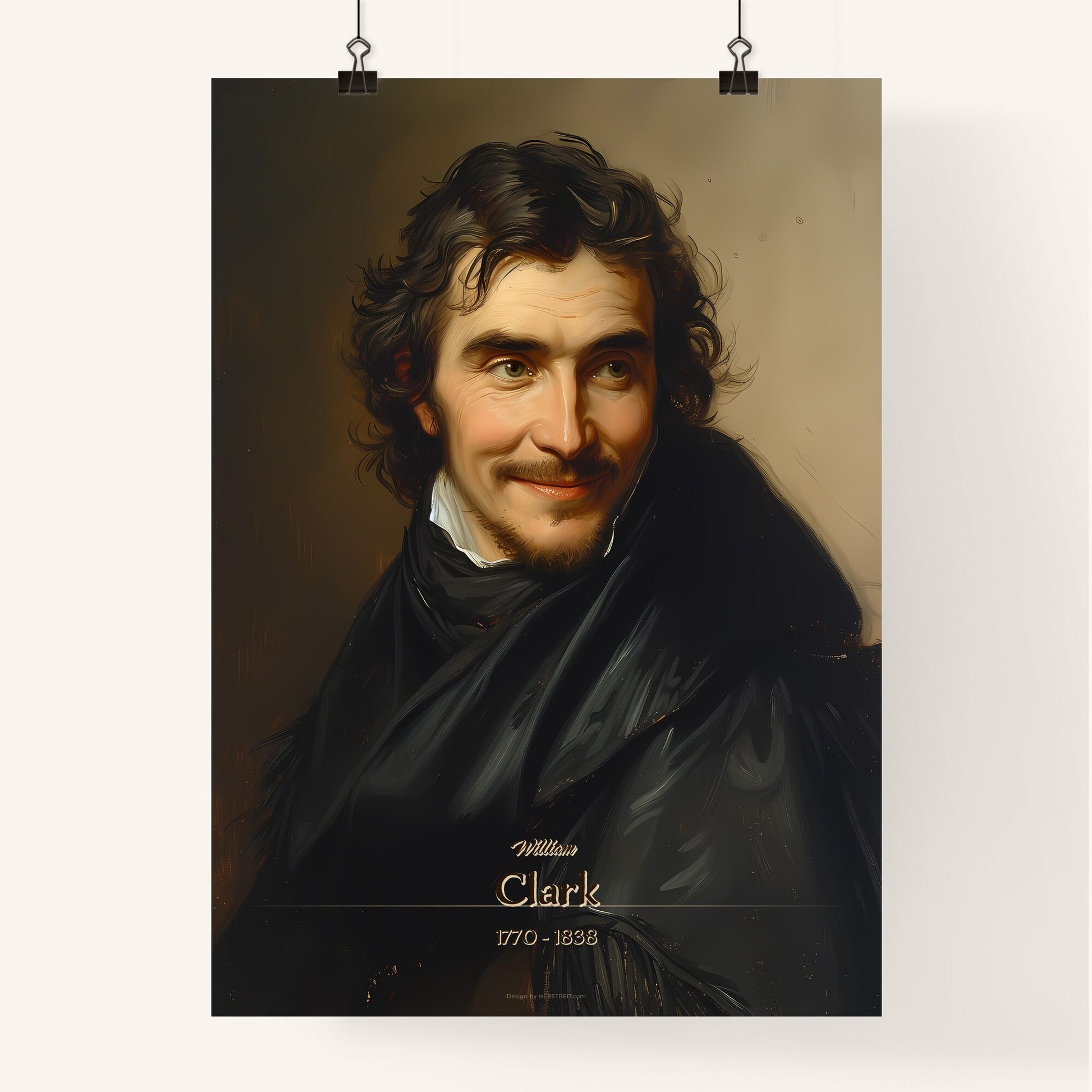William, Clark, 1770 - 1838, A Poster of a man in a black robe Default Title