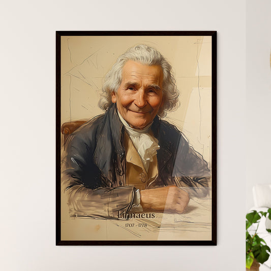 Carl, Linnaeus, 1707 - 1778, A Poster of a painting of a man Default Title