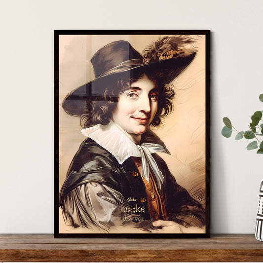 John, Locke, 1632 - 1704, A Poster of a man in a hat Default Title