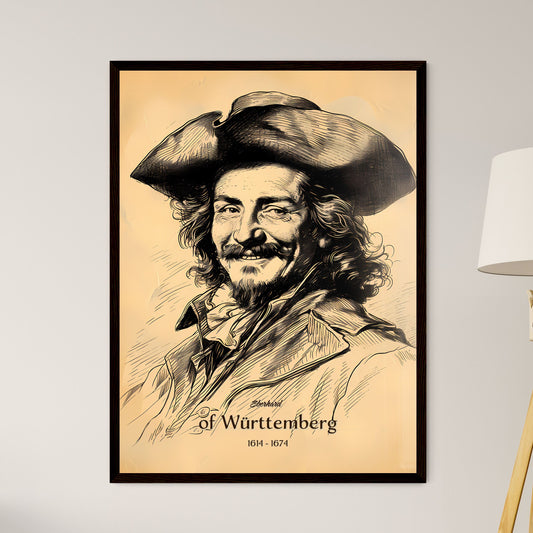 Eberhard, of Württemberg, 1614 - 1674, A Poster of a man wearing a hat Default Title