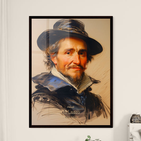 Orlando, di Lasso, 1532 - 1594, A Poster of a man wearing a hat Default Title