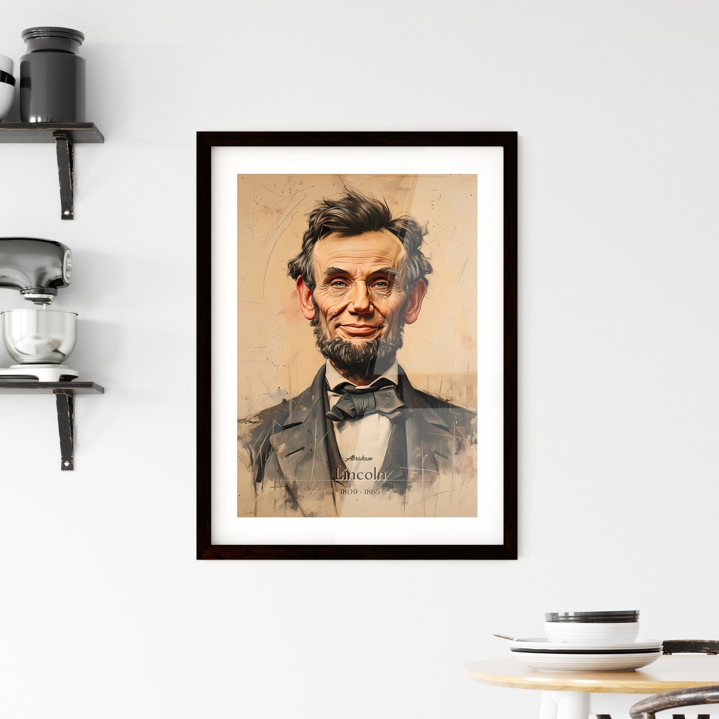 Abraham, Lincoln, 1809 - 1865, A Poster of a man in a suit Default Title