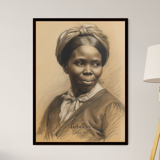 Harriet, Tubman, c. 1822 - 1913, A Poster of a drawing of a woman Default Title