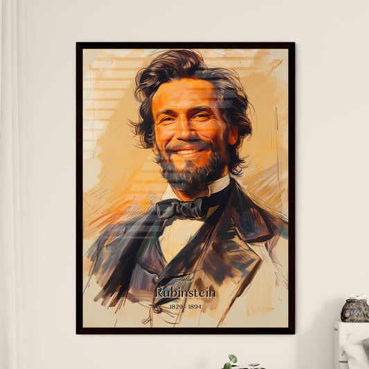 Anton, Rubinstein, 1829 - 1894, A Poster of a man smiling with a beard Default Title