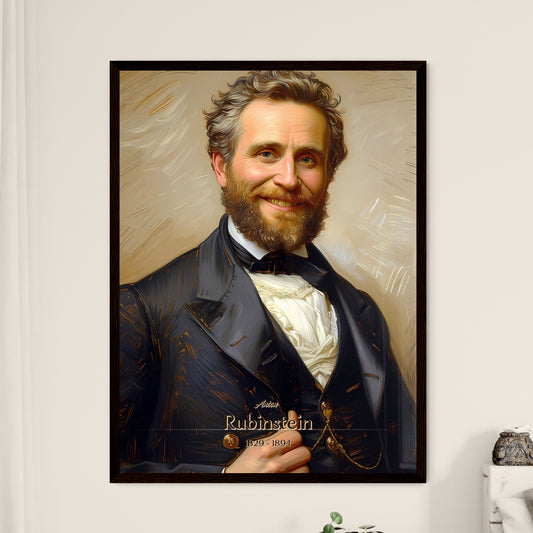 Anton, Rubinstein, 1829 - 1894, A Poster of a man in a suit Default Title