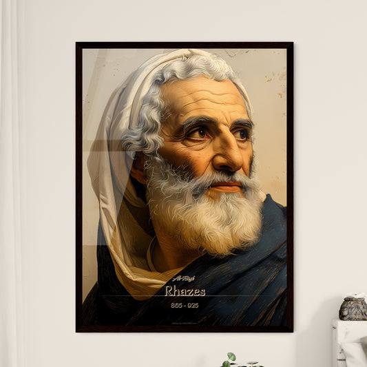Al-Razi, Rhazes, 865 - 925, A Poster of a painting of a man with a white beard Default Title