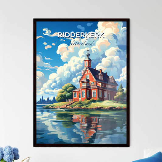 Ridderkerk, Netherlands, A Poster of a house on the water Default Title