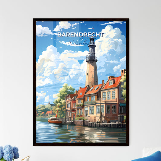 Barendrecht, Netherlands, A Poster of a building next to a body of water Default Title