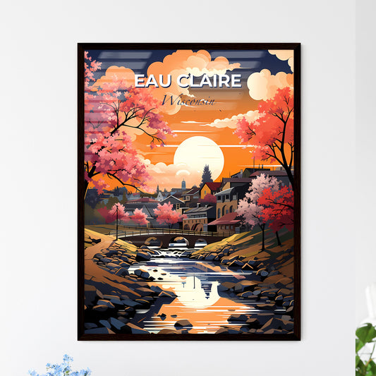 Eau Claire, Wisconsin, A Poster of a river running through a town Default Title