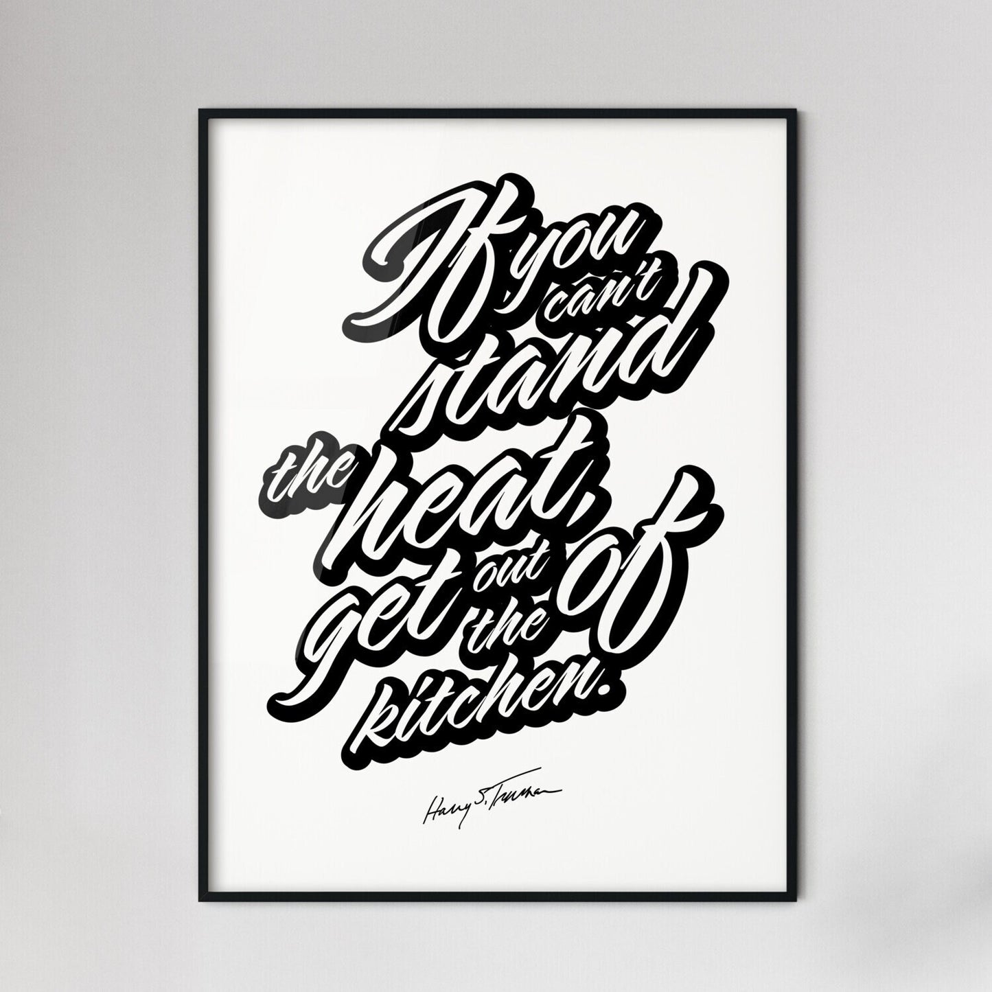 If You Cant Stand The Heat - Framed Art Print