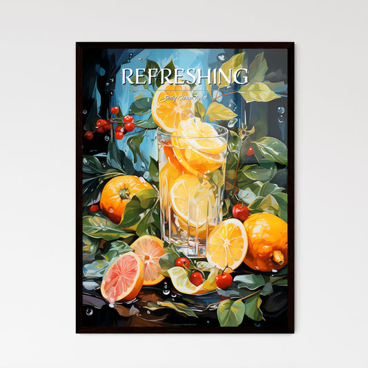 White Sangria - A Glass Of Lemonade With Oranges And Leaves Default Title