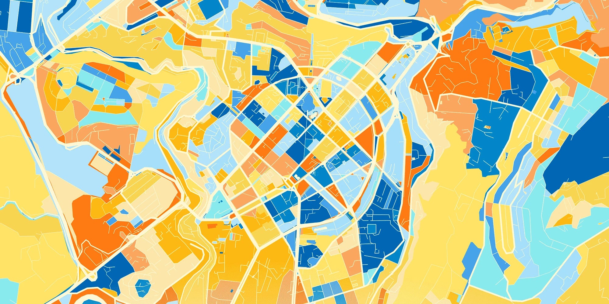 Colorful Art Maps Collection
