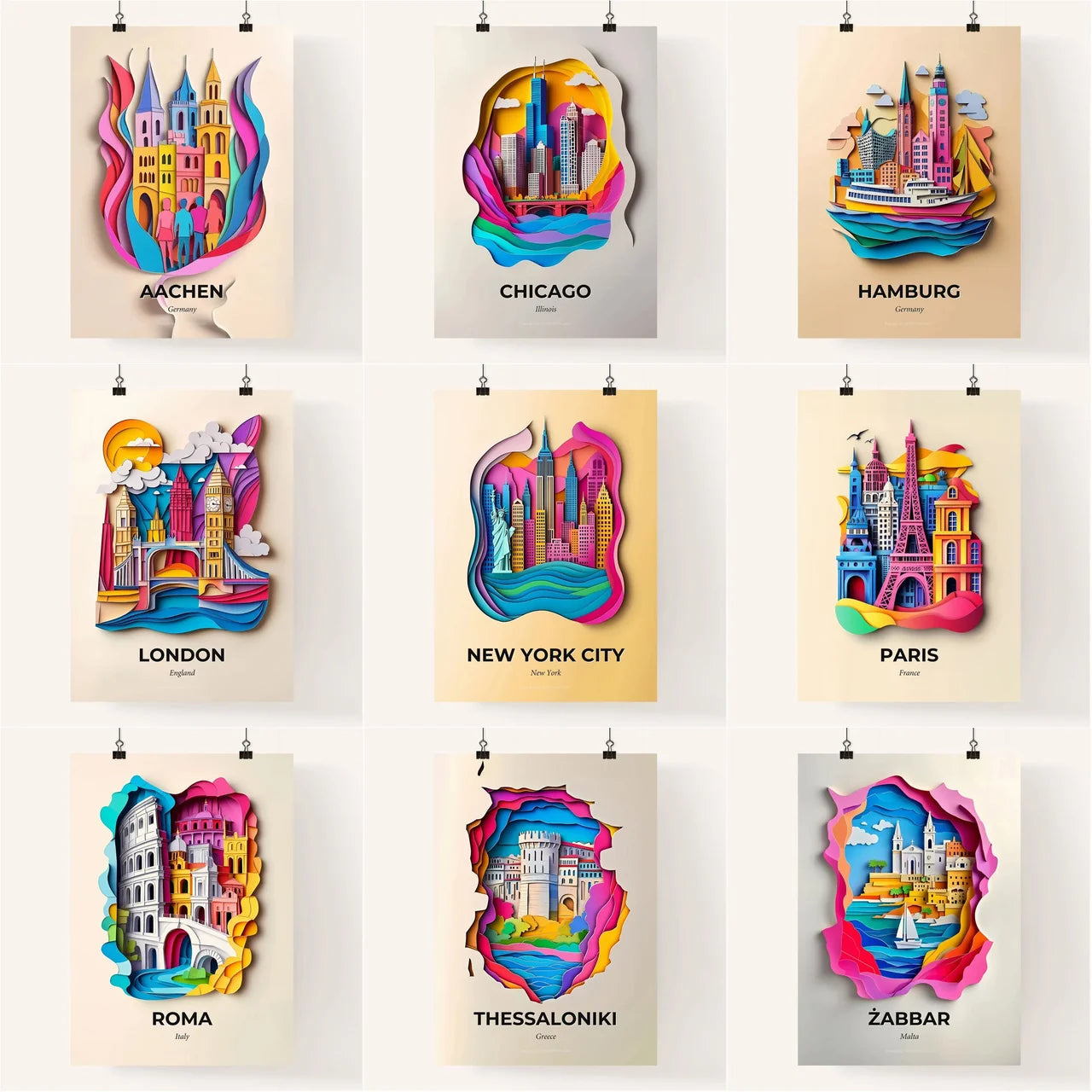 Custom Papercut Art Print