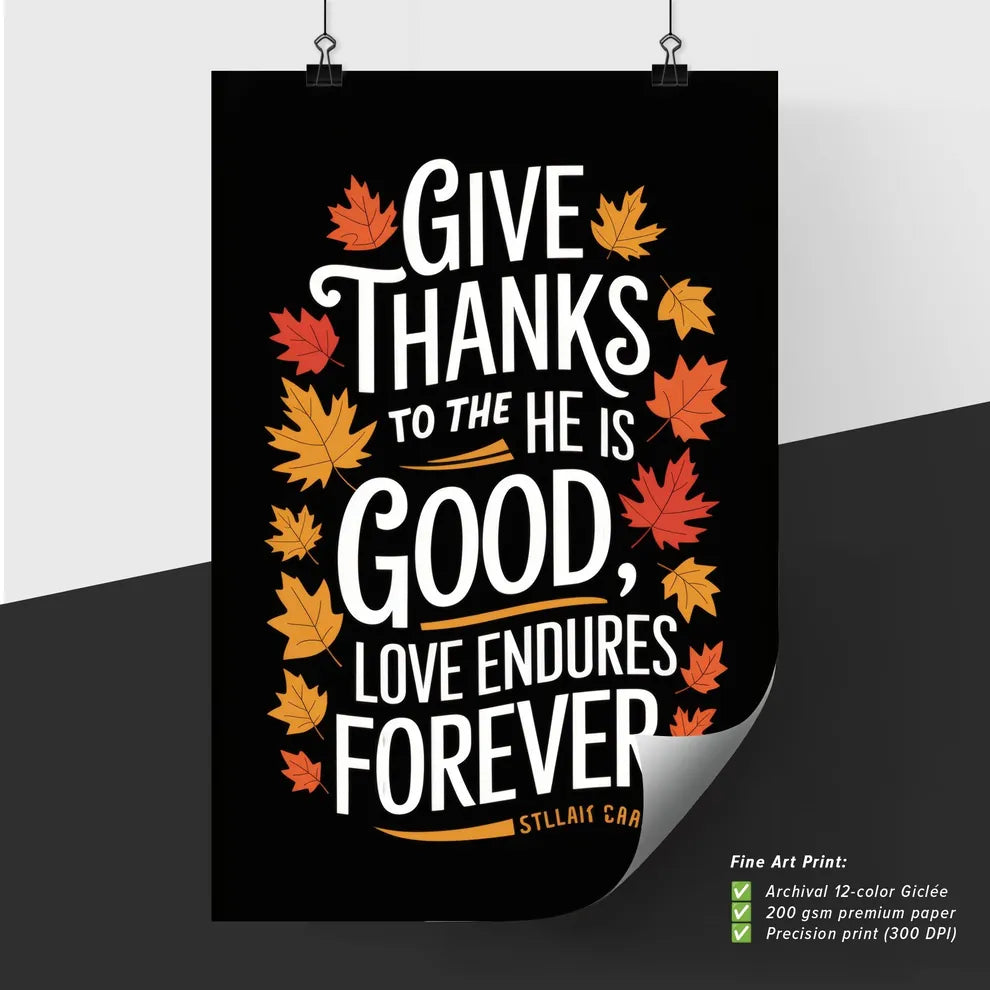 Poster of Inspirational Thanksgiving Quote