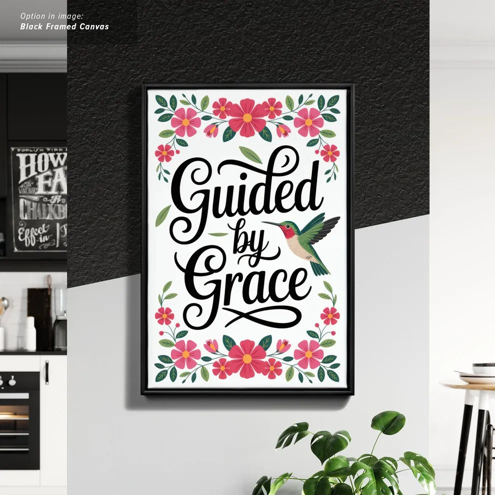 Framed Cancas Print of Guided by Grace