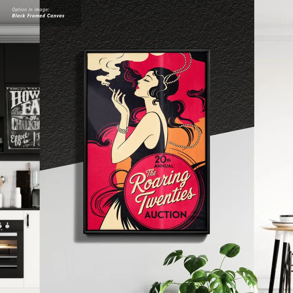 Framed Cancas Print of The Roaring Twenties Auction