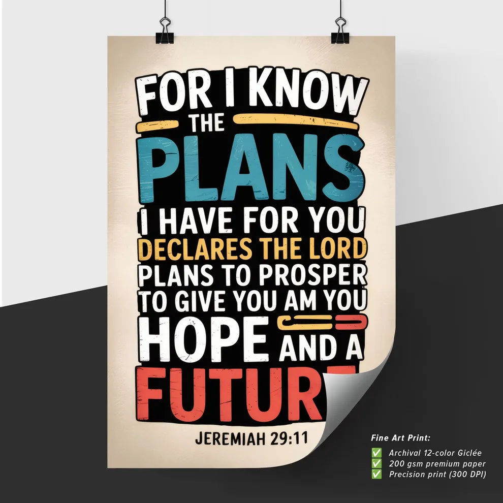 Poster of Inspirational Scripture Quote
